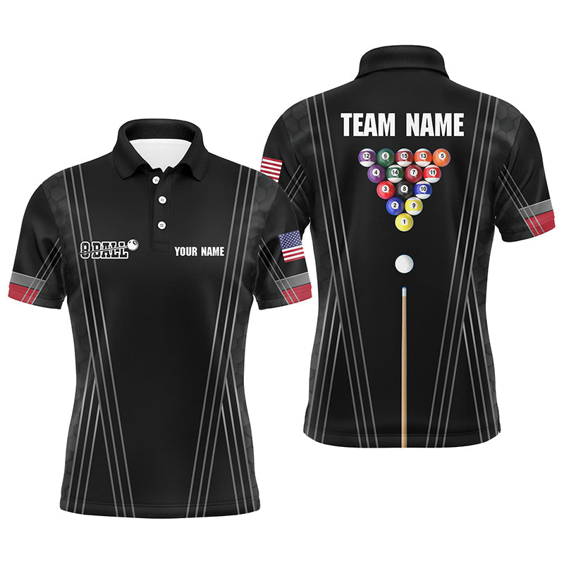 Men's Personalised Billiard Polo Shirt V0081