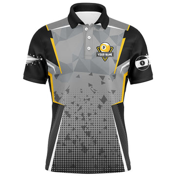 Men's Custom 9 Ball Pool Polo Shirt V0769
