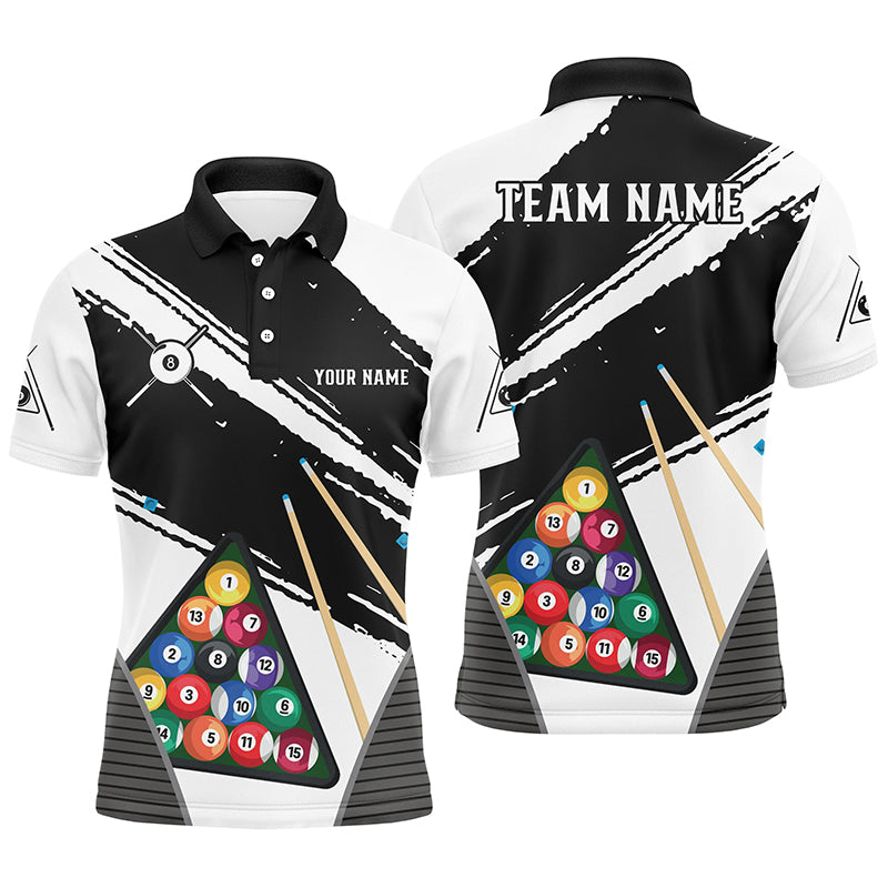 Custom Billiard 8 Ball Polo Shirt for Men V0781