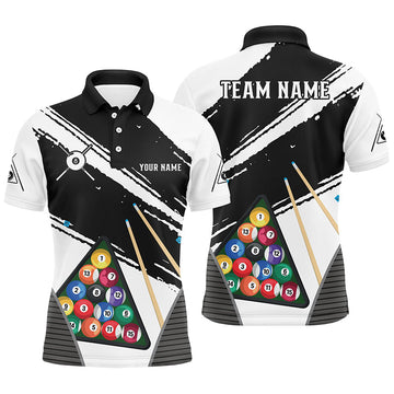 Custom Billiard 8 Ball Polo Shirt for Men V0781