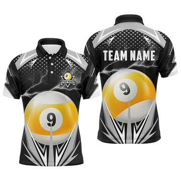 Custom 3D Billiard Polo Shirt for Men V0420