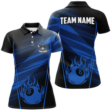 Custom Blue Billiards Jerseys for Women T2000