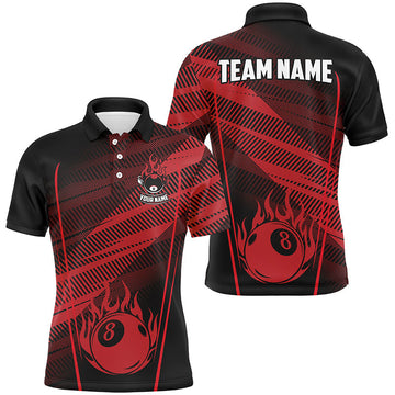 Custom Red Billiard Jerseys for Men T2001