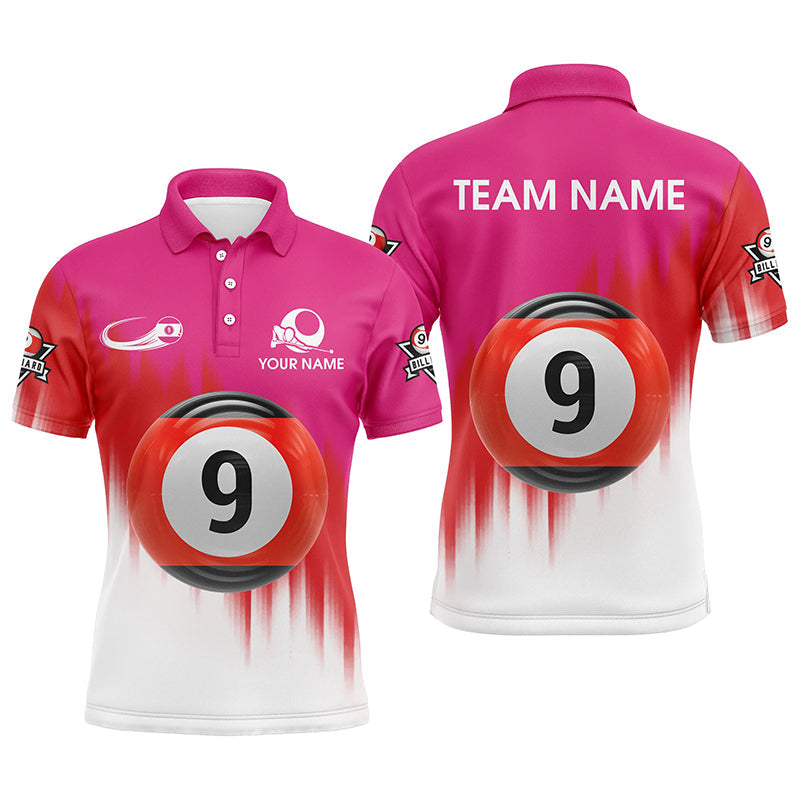 Custom 3D Billiard Polo Shirt for Men T0100