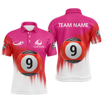 Custom 3D Billiard Polo Shirt for Men T0100