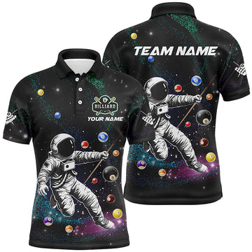 Personalised 3D Printed Men's Polo Shirt - Funny Billiard Theme T1425