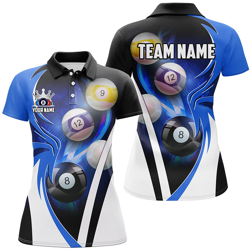 Custom Blue Pool Shirts for Women T2470