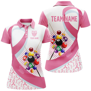 Women's Pink Ribbon Billiard Jersey T2363