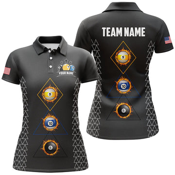 Women's Billiard Team Shirts - 8, 9 & 10 Ball T1711