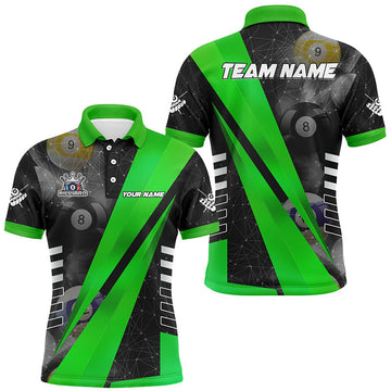 Custom Green Billiard Jerseys for Men T2140