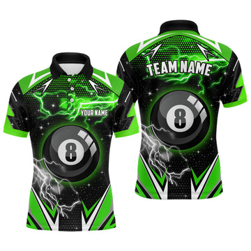 Men's Green Billiard Polo Shirt T0559